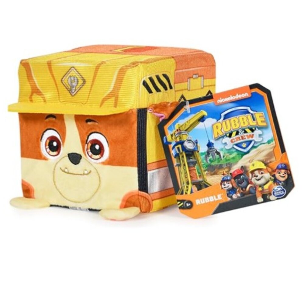 PAW PATROL “Rubble” Rubble & Crew Stuffed Animal Toy (NEW!)